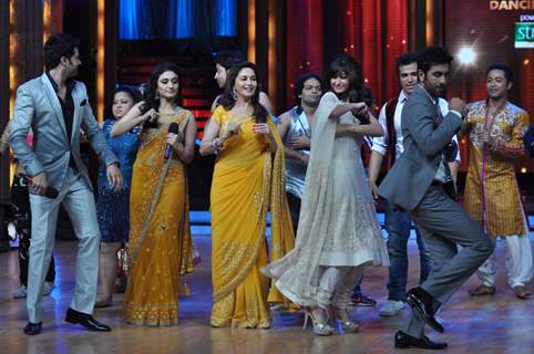 Film Promotion Barfi on Set Jhalak Dikhhla Jaa