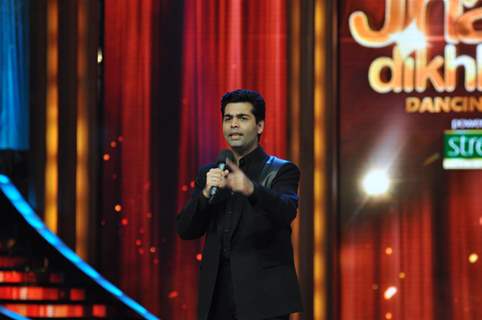 Karan Johar at Set of Jhalak Dikhhala Jaa