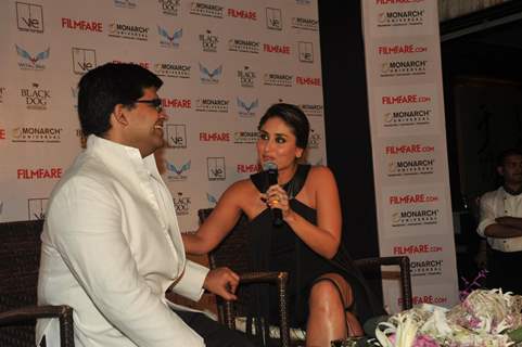 Kareena Kapoor unveiling magazine cover of FilmFare