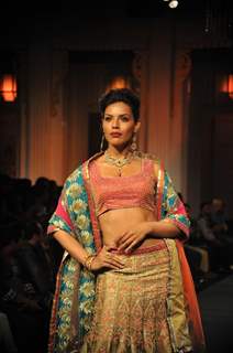 Jyotsna Tiwari's bridal collection at Aamby Valley Fashion Week 2012