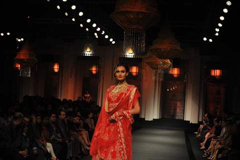 Jyotsna Tiwari's bridal collection at Aamby Valley Fashion Week 2012