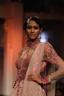 Models walks the ramp for Anjalee and Arjun Kapoor at Bridal Fashion Week