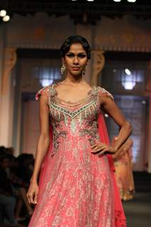 Models walks the ramp for Anjalee and Arjun Kapoor at Bridal Fashion Week