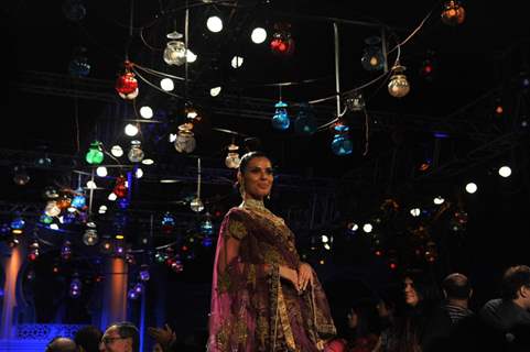 JJ Valaya during the Grand Finale of India Bridal Fashion Week 2012