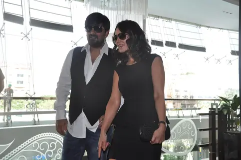 Wajid Ali and Preity Zinta at Music Launch Film Ishkq in Paris