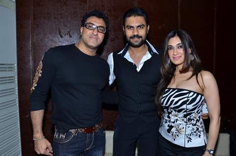 Mohammed Morani, Gaurav Chopra and Lucky Morani at Munisha Khatwani Birthday Bash