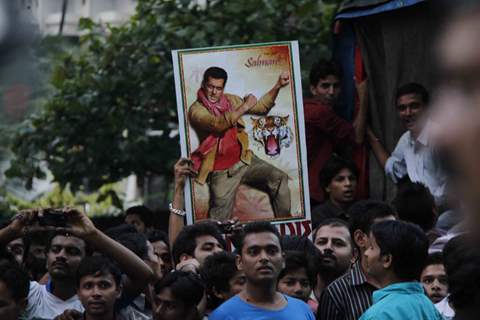 Salman Khan's Ganesh Visarjan at Galaxy