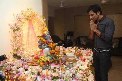 Sonu Sood at Ganesh Chaturthi Festival