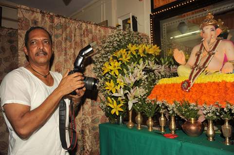 Nana Patekar celebrating Ganesh Chaturthi