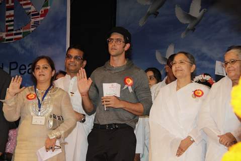 Hrithik Roshan at Launch of I Pledge 4 Peace