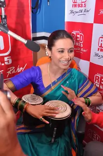 Rani Mukherji Promotes Aiyyaa at Red FM studio in Mumbai.