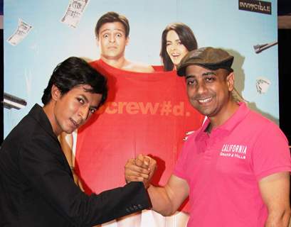 Ashutosh Jha and Director Sanjay Khanduri at the launch of their latest movie Kismat Love Paisa Dilli (KLPD) in Mumbai.