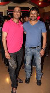 Director sanjay khanduri and composer-singer Santok Singh at the launch of their latest movie Kismat Love Paisa Dilli (KLPD) in Mumbai.