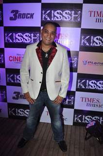 International music composed and singer Kissh strikes a pose during the launch of his debate music album LADY at ky Lounge in Juhu in Mumbai.