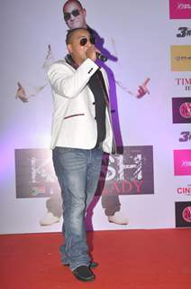 International music composed and singer Kissh strikes a pose during the launch of his debate music album LADY at ky Lounge in Juhu in Mumbai.