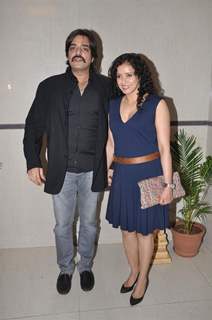 Bollywood actors Chandrachur Singh and Shreya Narayan at film Prem Mayee press meet at Hotel Four Seasons in Juhu, Mumbai.