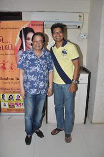 Singers Shaan and Anup Jalota at the Launch of Garba album 'Aye Halo' in Hotel Orritel West in Mumbai.
