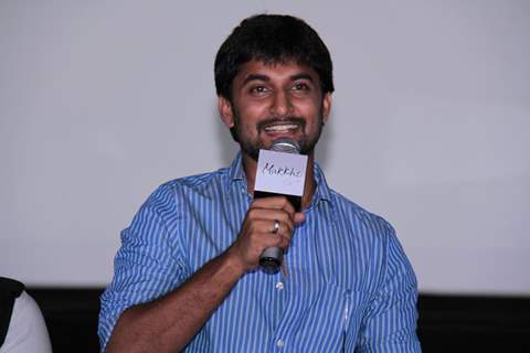 South actor Nani at film Makkhi press conference at PVR Cinemas in Juhu, Mumbai.