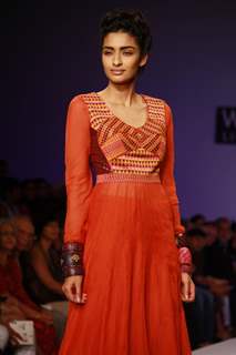 Designer  Payal Pratap ,Wills Lifestyle India Fashion Week -2013, In New Delhi (Photo: IANS/Amlan)