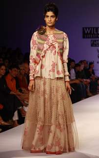 Designer  Payal Pratap ,Wills Lifestyle India Fashion Week -2013, In New Delhi (Photo: IANS/Amlan)