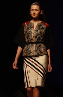 The North East Show by designer Atsu Sekhose ,Wills Lifestyle India Fashion Week -2013, In New Delhi (Photo: IANS/Amlan)