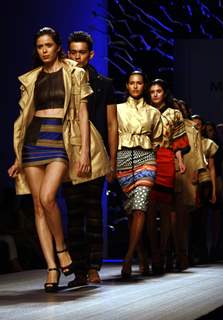 The North East Show by designer Atsu Sekhose ,Wills Lifestyle India Fashion Week -2013, In New Delhi (Photo: IANS/Amlan)