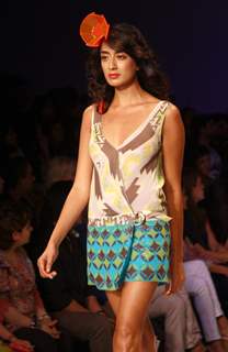 Designer Surily Goel, Wills Lifestyle India Fashion Week -2013, In New Delhi (Photo: IANS/Amlan)