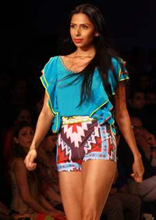 Designer Surily Goel, Wills Lifestyle India Fashion Week -2013, In New Delhi (Photo: IANS/Amlan)