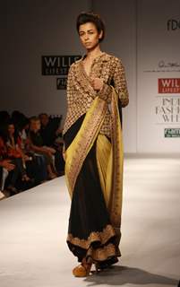 Designer Anand Kabra ,Wills Lifestyle India Fashion Week -2013, In New Delhi (Photo IANS/Amlan)