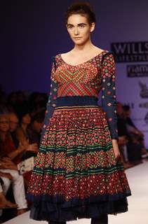 Designer  Payal Pratap ,Wills Lifestyle India Fashion Week -2013, In New Delhi (Photo: IANS/Amlan)