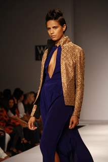 Designer Anand Kabra ,Wills Lifestyle India Fashion Week -2013, In New Delhi (Photo IANS/Amlan)