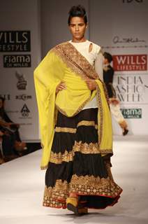 Designer Anand Kabra ,Wills Lifestyle India Fashion Week -2013, In New Delhi (Photo IANS/Amlan)