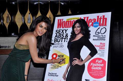 Bollywood actress Chitrangada Singh launched Women's Health magazine in a press conference in Mumbai.