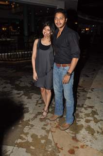 Shreyas Talpade and his wife at the Celebration of Indo Bangkok Film Awards in Thailand.