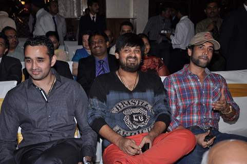 Tusshar Kapoor and Wajid at Sarosh Sami live music concert at Club Millennium in Mumbai.