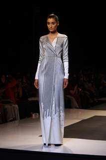 Designer Ankur and Priyanka Modi Wills Lifestyle India Fashion Week -2013, In New Delhi (Photo: IANS/Amlan)