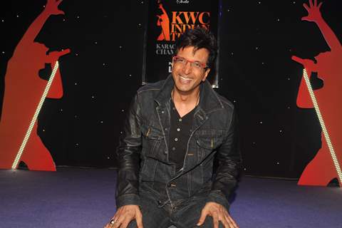 Bollywood actor Jaaved Jaaferi at The Indian Grand Finale Of The McDowell's No.1 Karaoke World Championship at Phoenix Mills in Mumbai.