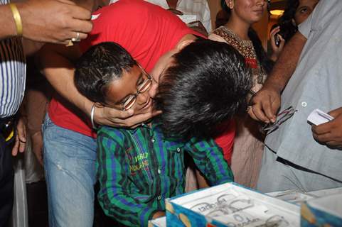 Actor Vivek Oberoi at Free Eye Check Up Camp which was jointly organized by Western India Film Producers Association and Lions Club Of  Millennium in Mumbai.