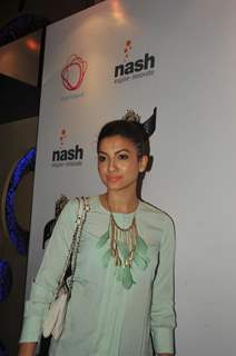 Bollywood actress Gauhar Khan at The Indian Grand Finale Of The McDowell's No.1 Karaoke World Championship at Phoenix Mills in Mumbai.