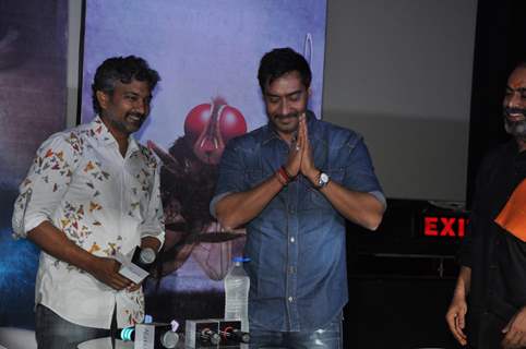 Ajay Devgn during the press conference for promotion of upcoming Hindi Film “ Makkhi”