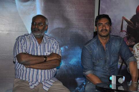 Ajay Devgn during the press conference for promotion of upcoming Hindi Film “ Makkhi”