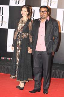 Kalki Koechlin with husband Anurag Kashyap at Amitabh Bachchan's 70th Birthday Party