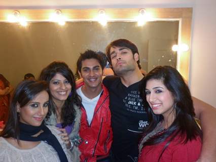 Vivian, Vishal and Vahbhiz with friends