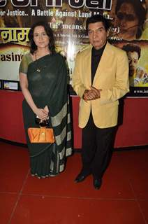 Bollywood Producer Govardhan Asrani at the launch of the name of Tai film Palladium Mall in Mumbai.