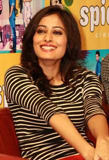 Nidhi Subbaiah at the press conference for film ''Ajab Gazabb Love'',at Spice Mall,in Noida (Photo:IANS/Amlan)