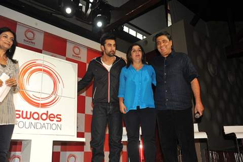 Ranbir Kapoor & Farah Khan unveiled and supported for Swades Foundation