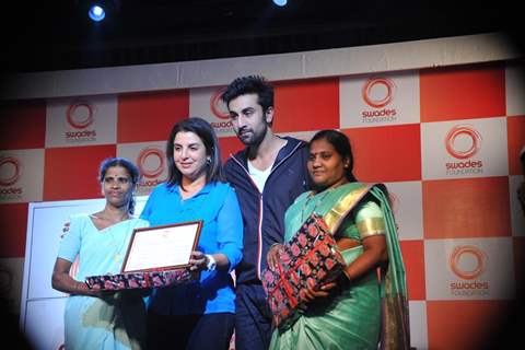 Farah Khan & Ranbir Kapoor unveiled and supported for Swades Foundation