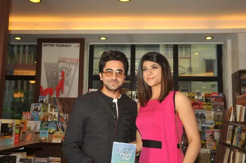 John Abraham unveiling the book of Ayushmann Khurrana Souled Out