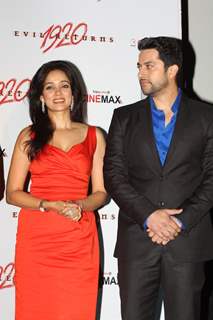 Aftab Shivdasani and Tia Bajpai at film 1920 Evil Returns press meet