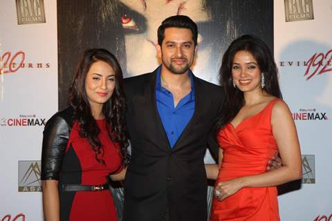 Aftab Shivdasani and Tia Bajpai at film 1920 Evil Returns press meet